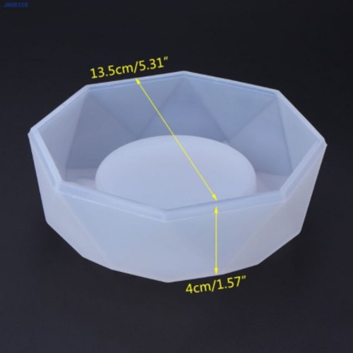 Epoksi Silikon Kalıp Küllük Kalıbı Kristal  Model 13.5 CM